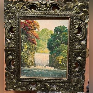 Original Ornate Framed Landscape Painting